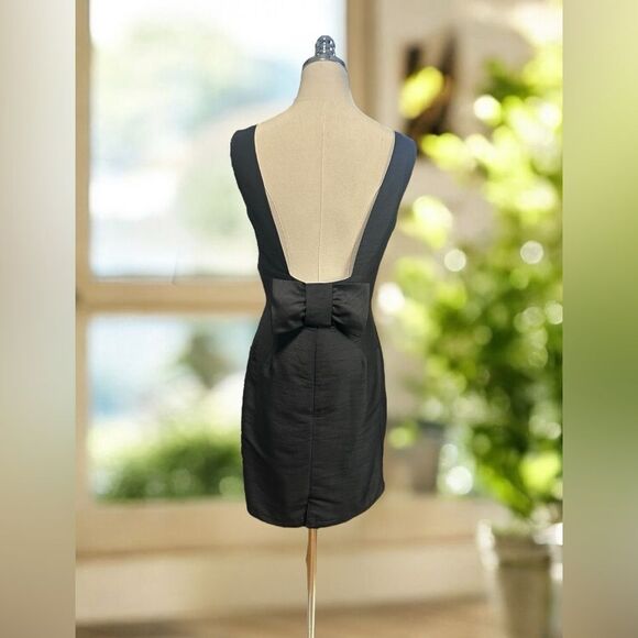🔥 Alfred Sung Bow Back Sheath Cocktail Dress Size 14 - Picture 7 of 16